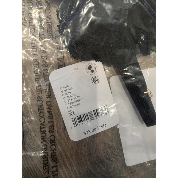 Free People Intimately FP Heart To Heart Dotted Mesh PantiesSize XL NWT Poly $28 - Picture 7 of 7